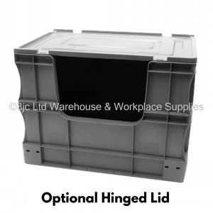 Heavy Duty Stacking Euro Box 60cm 90 Litre Open Side